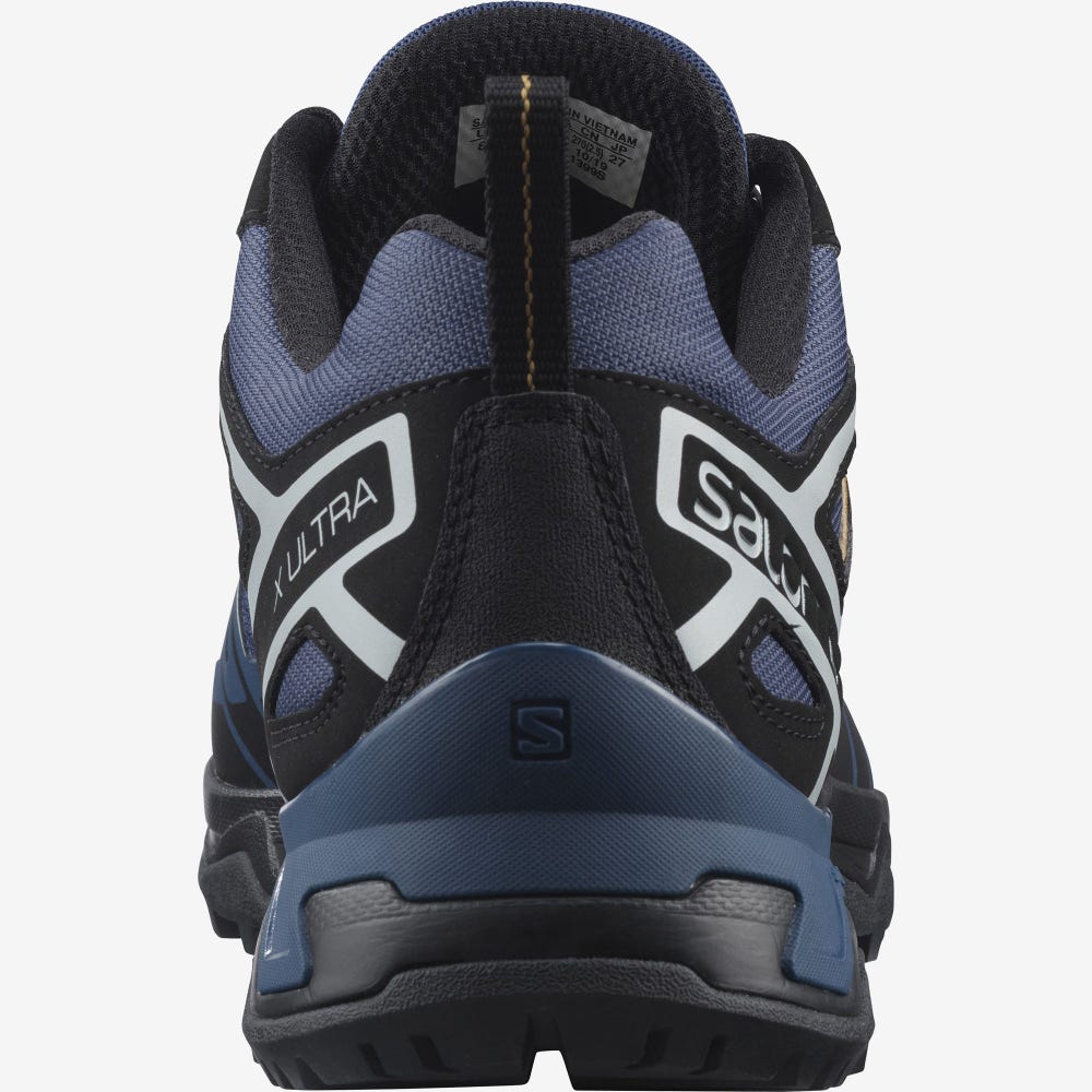 Salomon X ULTRA 3 Férfi Túracipő Sötétkék/Fekete | HUA149085