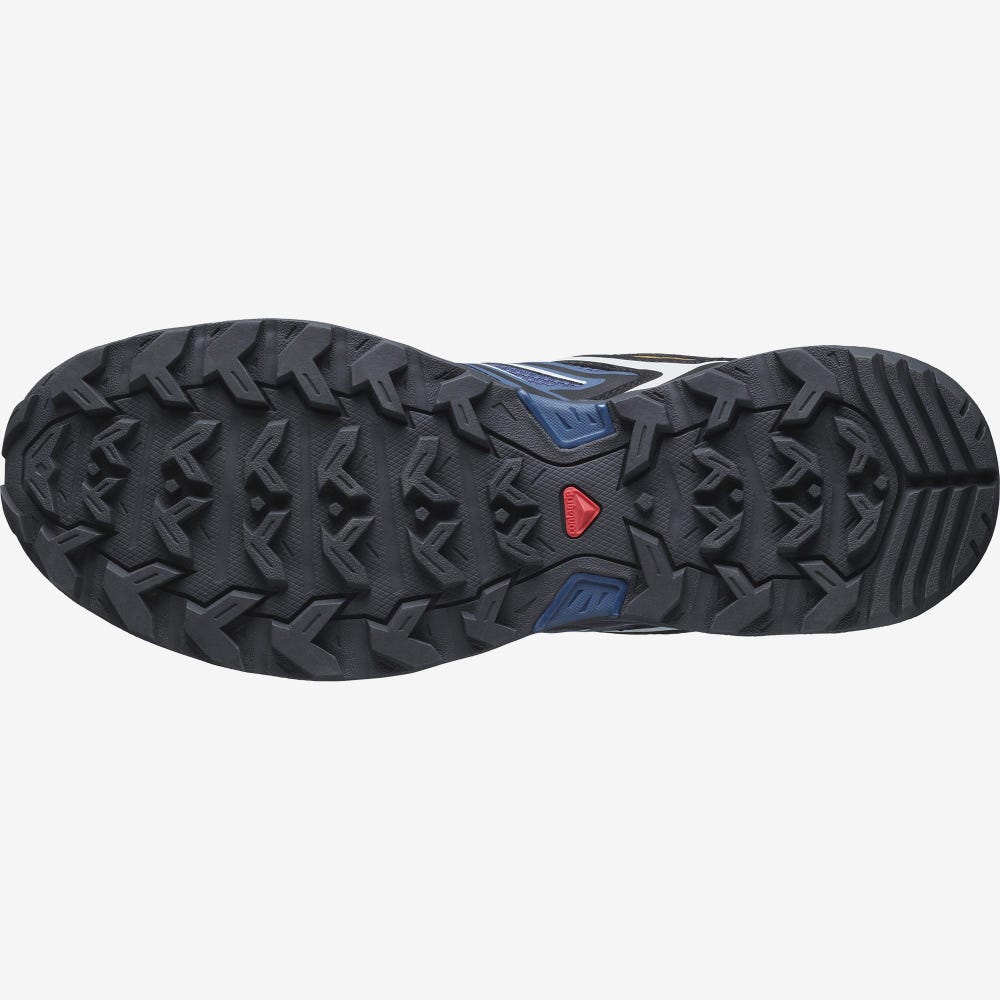 Salomon X ULTRA 3 Férfi Túracipő Sötétkék/Fekete | HUA149085