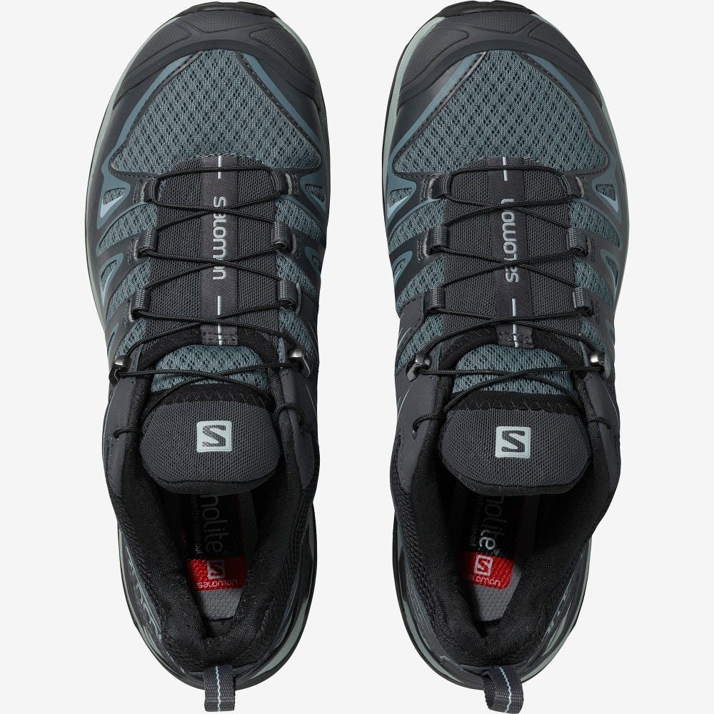 Salomon X ULTRA 3 Női Túracipő Szürke/Kék | ESW167480