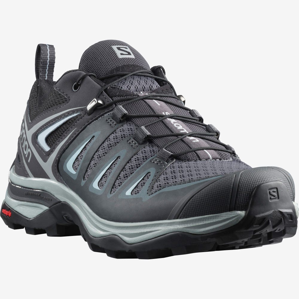 Salomon X ULTRA 3 Női Túracipő Szürke/Kék | ESW167480