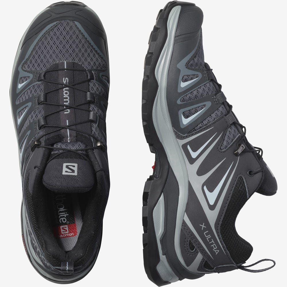Salomon X ULTRA 3 Női Túracipő Szürke/Kék | ESW167480