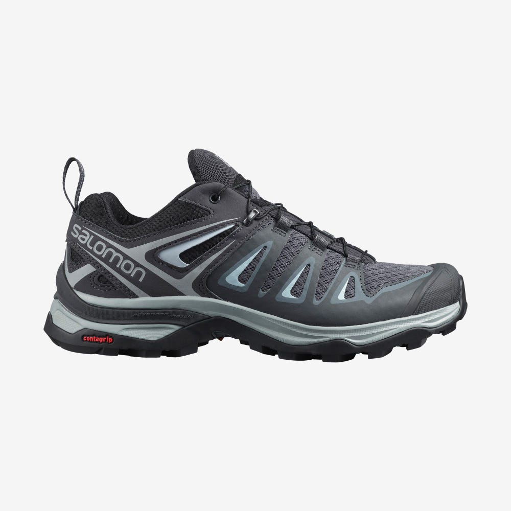 Salomon X ULTRA 3 Női Túracipő Szürke/Kék | ESW167480