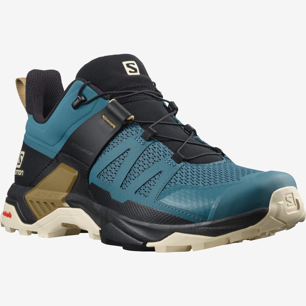 Salomon X ULTRA 4 Férfi Túracipő Kék/Barna | QTS943658