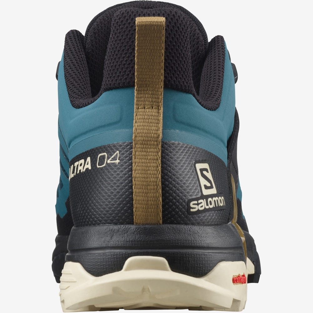 Salomon X ULTRA 4 Férfi Túracipő Kék/Barna | QTS943658