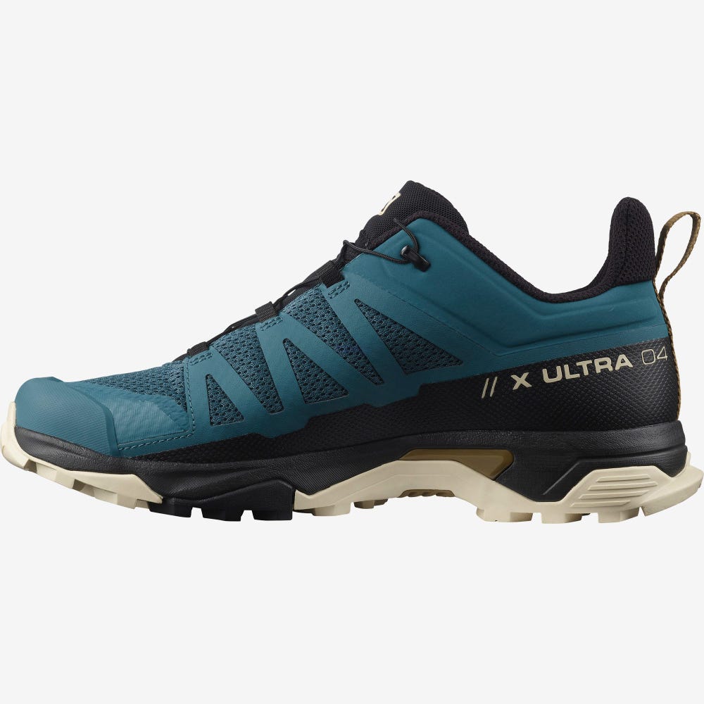 Salomon X ULTRA 4 Férfi Túracipő Kék/Barna | QTS943658