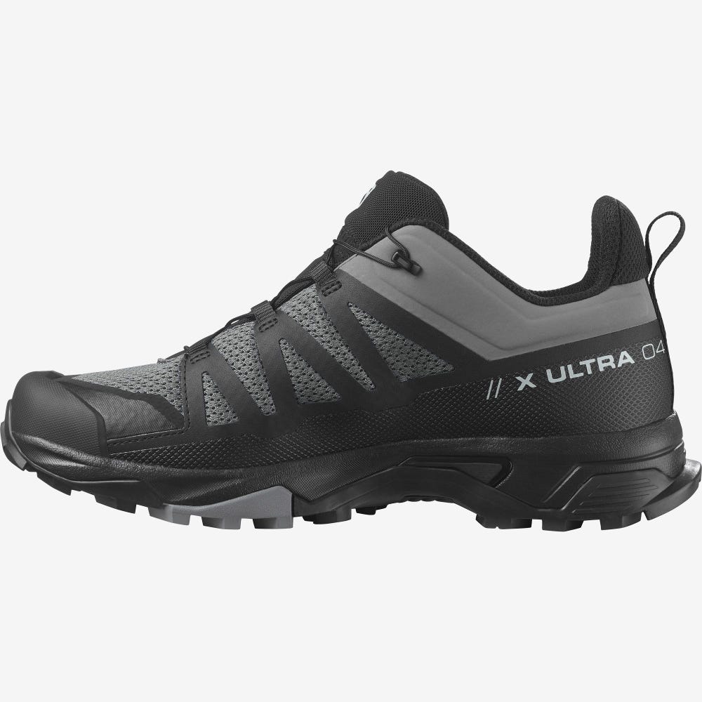 Salomon X ULTRA 4 Férfi Túracipő Szürke/Fekete | DOH461702
