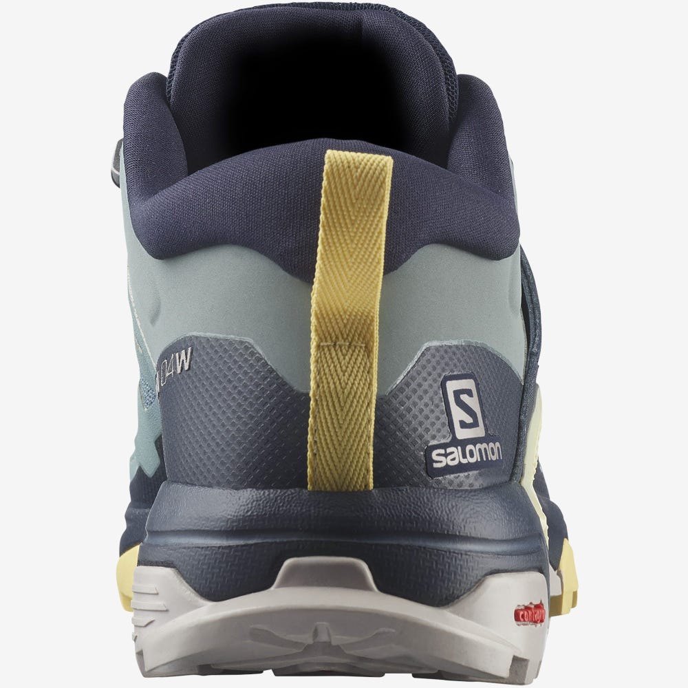 Salomon X ULTRA 4 Női Túracipő Kék/Narancssárga | WDU637024