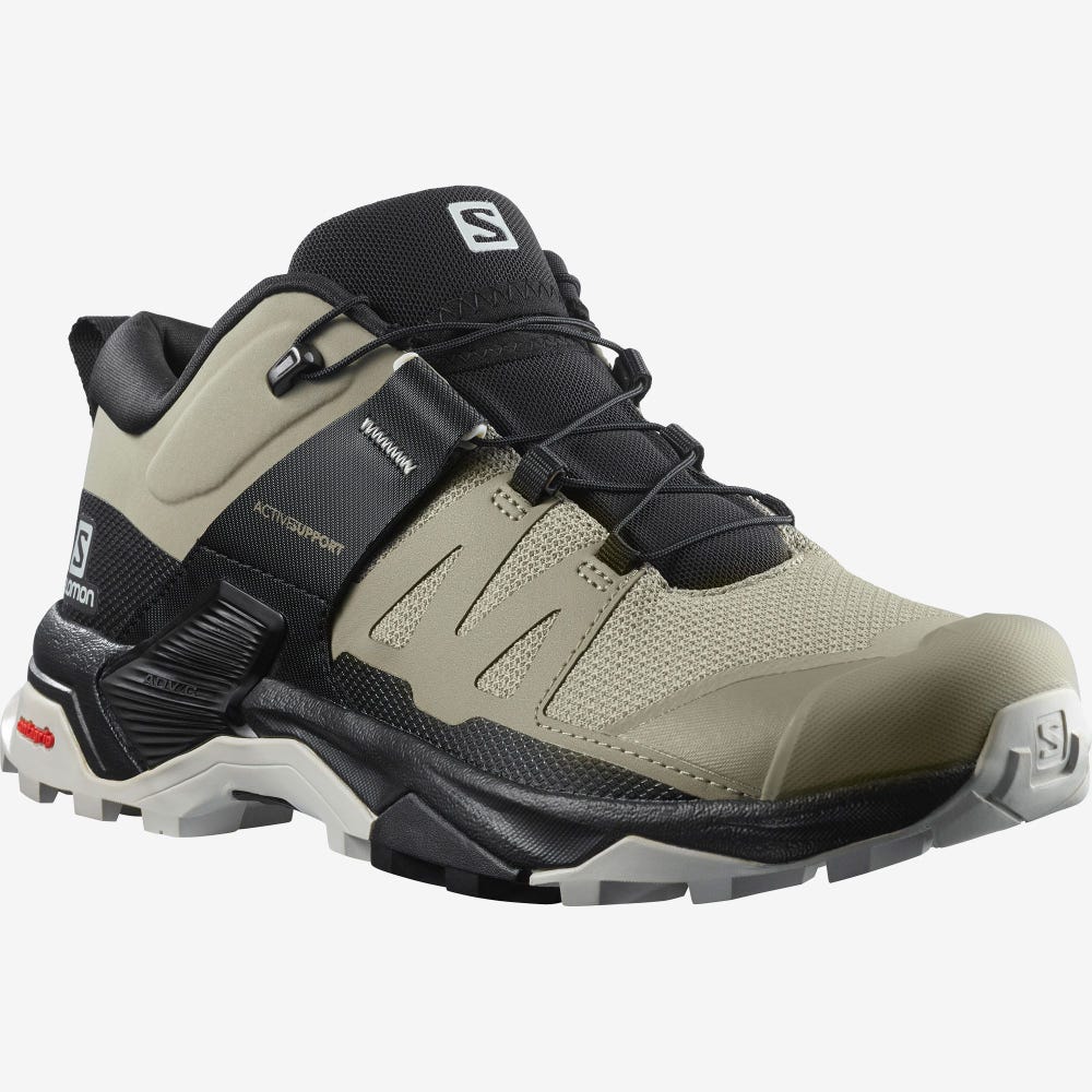 Salomon X ULTRA 4 Női Túracipő Olivazöld/Fekete | PQF249603