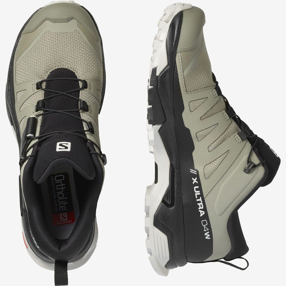 Salomon X ULTRA 4 Női Túracipő Olivazöld/Fekete | PQF249603