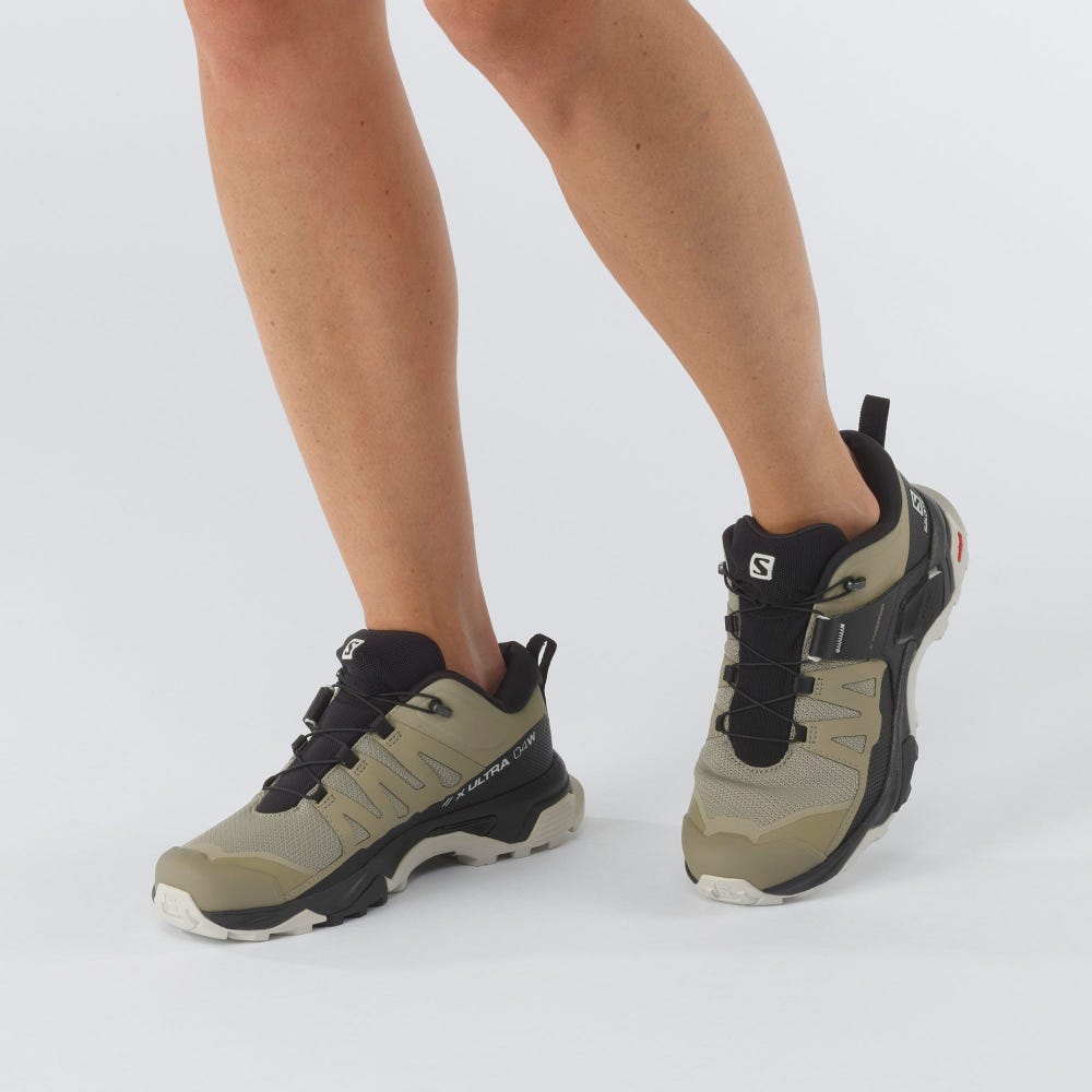 Salomon X ULTRA 4 Női Túracipő Olivazöld/Fekete | PQF249603