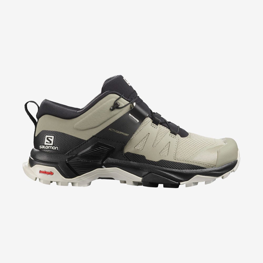Salomon X ULTRA 4 Női Túracipő Olivazöld/Fekete | PQF249603