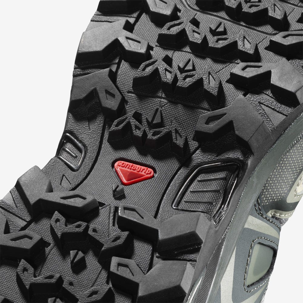 Salomon X ULTRA MID 3 AERO Női Túrabakancs Szürke/Barna | SMP302941