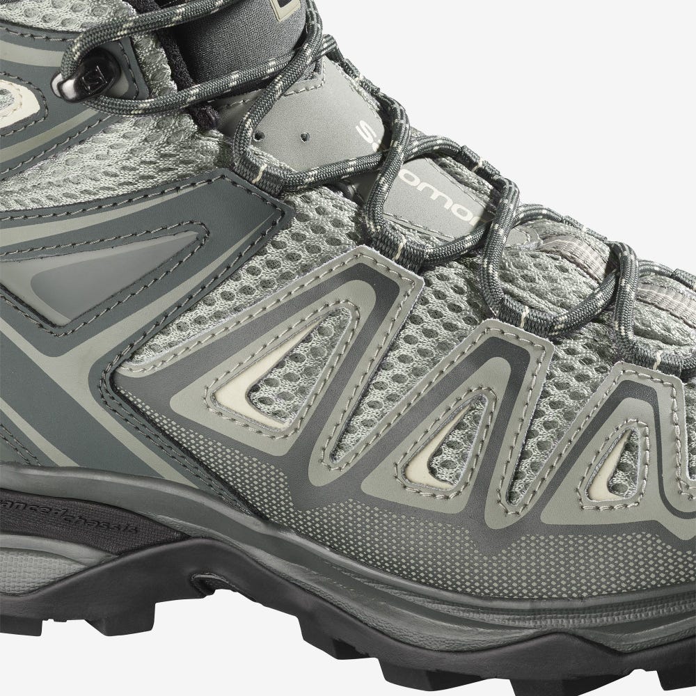 Salomon X ULTRA MID 3 AERO Női Túrabakancs Szürke/Barna | SMP302941