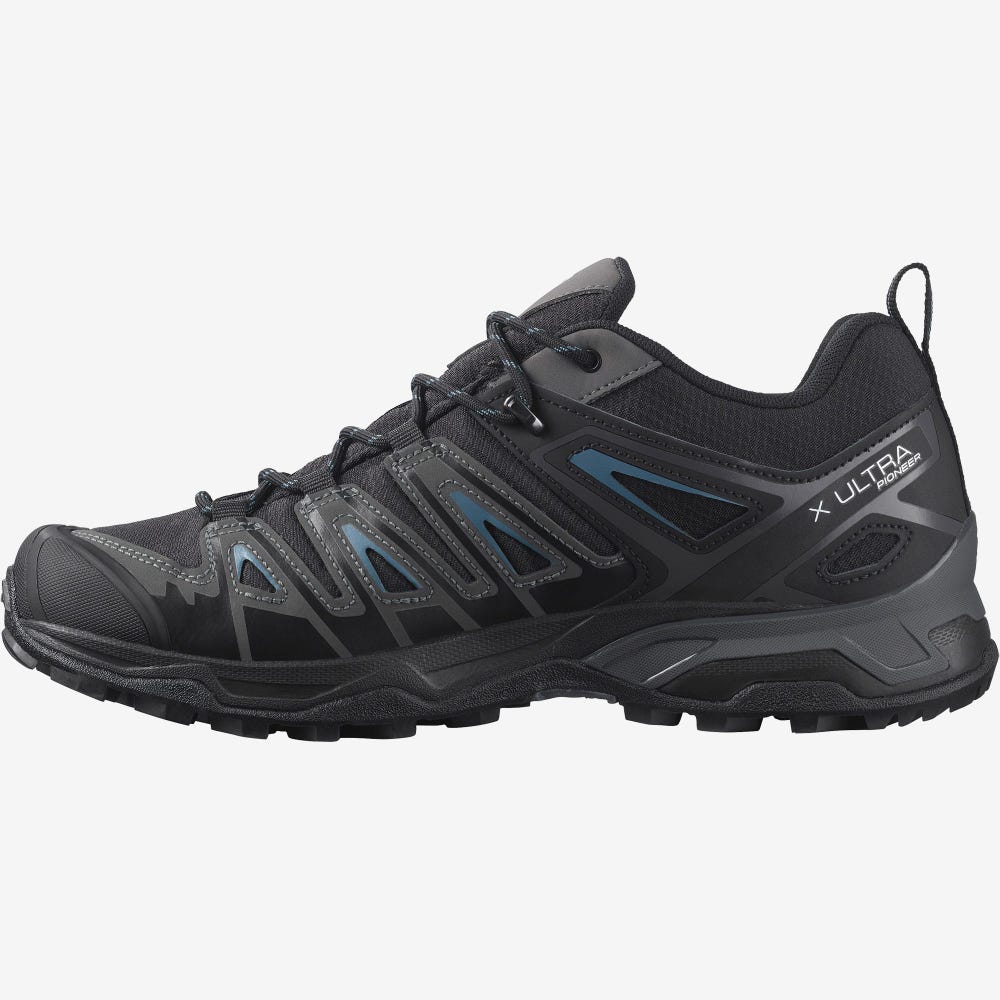 Salomon X ULTRA PIONEER CLIMASALOMON™ WATERPROOF Férfi Túracipő Fekete | ZCA096732