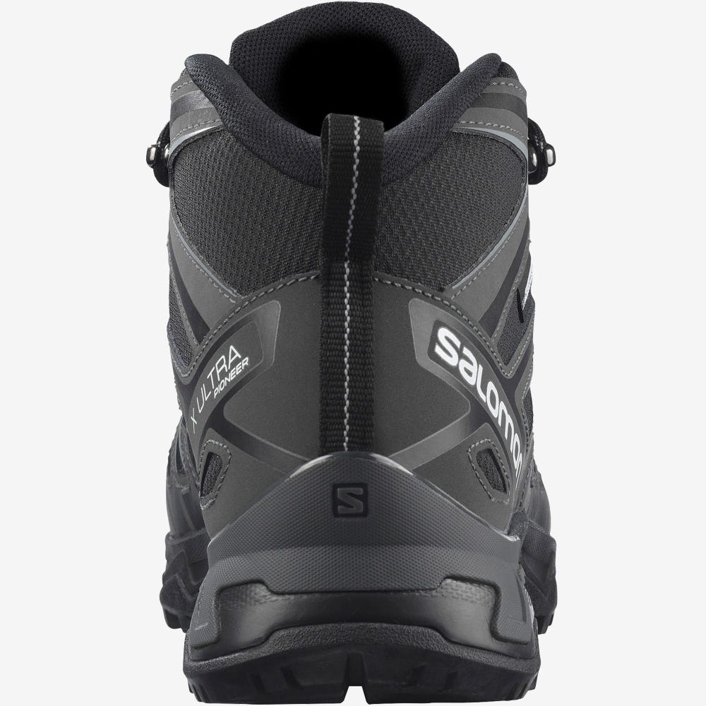 Salomon X ULTRA PIONEER MID CLIMASALOMON™ WATERPROOF Férfi Túrabakancs Fekete | YKB543017