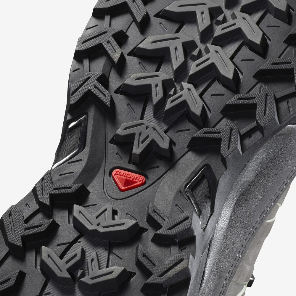 Salomon X ULTRA TREK GORE-TEX Női Túrabakancs Fekete/Szürke | RLO987305