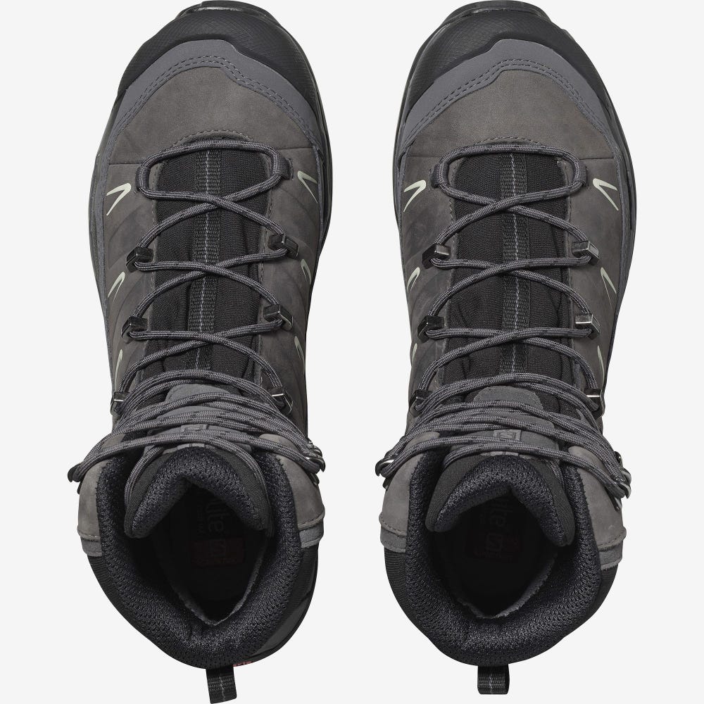 Salomon X ULTRA TREK GORE-TEX Női Túrabakancs Fekete/Szürke | RLO987305