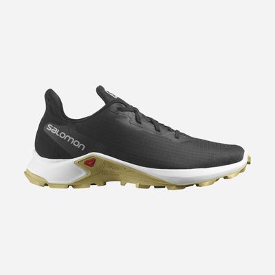 Salomon ALPHACROSS 3 Férfi Terepfutó Cipő Fekete/Fehér/Zöld | SCO524376