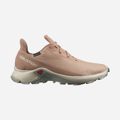 Salomon ALPHACROSS 3 GORE-TEX Női Terepfutó Cipő Bézs | FWS307521
