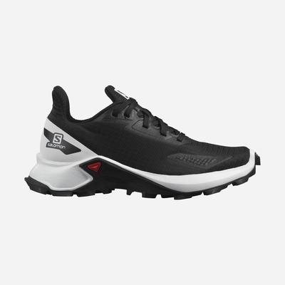 Salomon ALPHACROSS BLAST Gyerek Terepfutó Cipő Fekete/Fehér/Fekete | PDJ265714