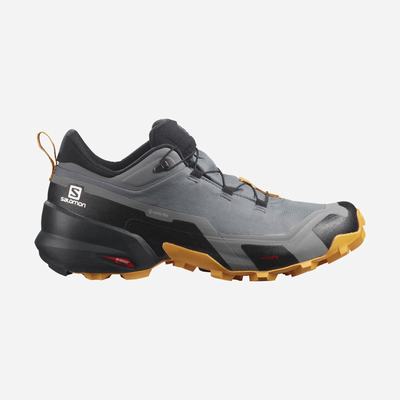Salomon CROSS HIKE GORE-TEX Férfi Túracipő Khaki | HIV619328