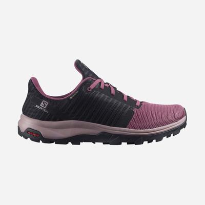 Salomon OUTBOUND PRISM GORE-TEX Női Túracipő Lila/Fekete | FGN329508