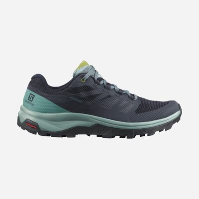 Salomon OUTLINE GORE-TEX Női Túracipő Sötétkék | AVB810796