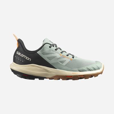 Salomon OUTPULSE Férfi Túracipő Zöld/Barna/Narancssárga | SXU478295