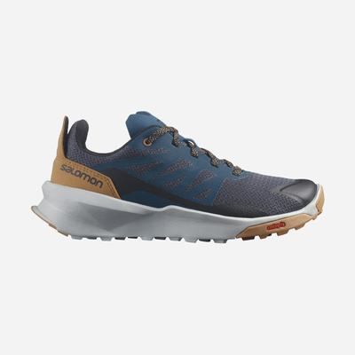 Salomon PATROL Gyerek Terepfutó Cipő Szürke/Kék/Barna | ZYL907123