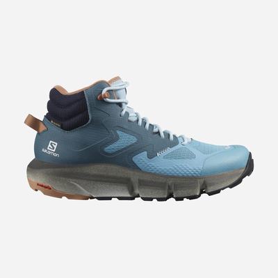 Salomon PREDICT HIKE MID GORE-TEX Női Túrabakancs Kék/Bézs | JLQ951480