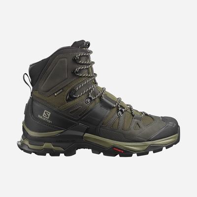 Salomon QUEST 4 GORE-TEX Férfi Túrabakancs Olivazöld | BDG368924