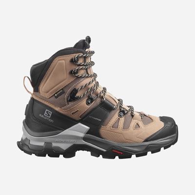 Salomon QUEST 4 GORE-TEX Női Túrabakancs Bézs/Krém | XZK863715