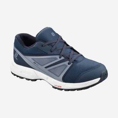 Salomon SENSE CLIMASALOMON™ WATERPROOF Gyerek Terepfutó Cipő Sötétkék/Szürke | DJI671492