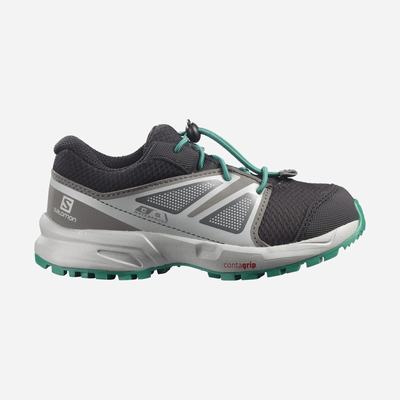 Salomon SENSE CLIMASALOMON™ WATERPROOF Gyerek Futócipő Fekete/Kék | HEO639174