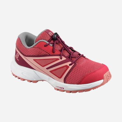 Salomon SENSE K Gyerek Futócipő Sötét Piros Rózsaszín/Piros/Korall | NFJ635092