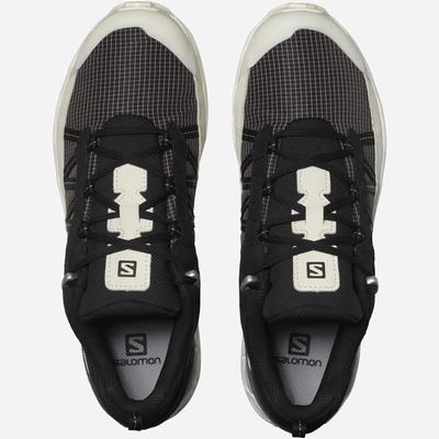 Salomon SHELTER LOW LEATHER Férfi Sportcipő Csokoládé Lila/Világos Sárga/Kék | YON863907