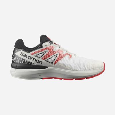 Salomon SONIC 5 CONFIDENCE Férfi Futócipő Fehér/Fekete/Piros | PNK389624
