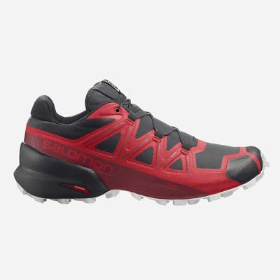 Salomon SPEEDCROSS 5 Férfi Terepfutó Cipő Fekete/Piros/Piros | QJP124365