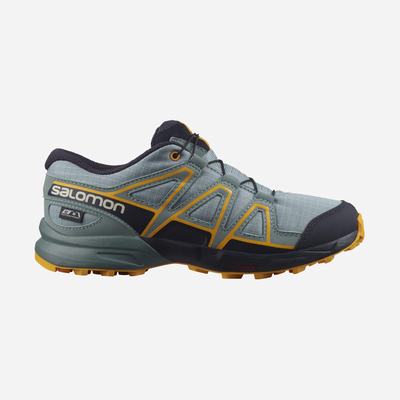 Salomon SPEEDCROSS CLIMASALOMON™ WATERPROOF Gyerek Túrabakancs Zöld | VIP691370