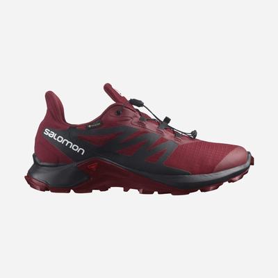 Salomon SUPERCROSS 3 GORE-TEX Férfi Terepfutó Cipő Piros/Fehér/Fekete | FKT485120