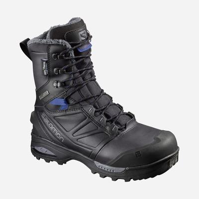 Salomon TOUNDRA PRO CLIMASALOMON™ WATERPROOF Női Téli Bakancs Fekete/Kék | WCA914258