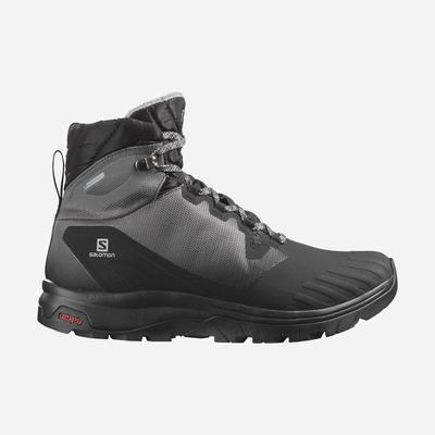Salomon VAYA BLAZE THINSULATE™ CLIMASALOMON™ WATERPROOF Női Téli Bakancs Fekete | IEO721398