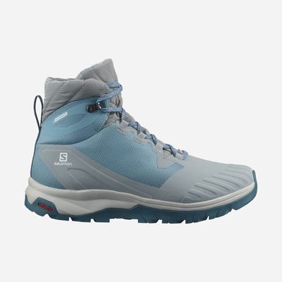 Salomon VAYA BLAZE THINSULATE™ CLIMASALOMON™ WATERPROOF Női Túrabakancs Kék | JOB912078