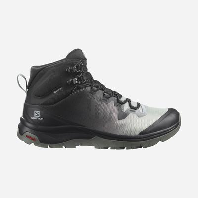 Salomon VAYA MID GORE-TEX Női Túrabakancs Világos Türkiz Szürke | FCP230569