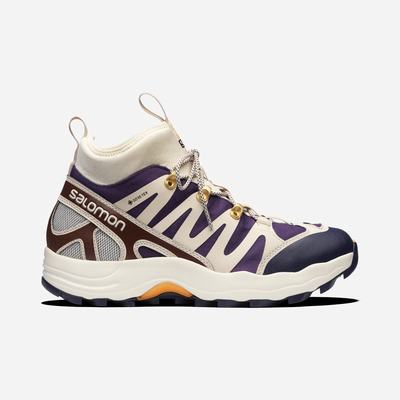 Salomon XA PRO 1 MID GORE-TEX Férfi Sportcipő Bézs/Csokoládé/Lila | WDJ276489