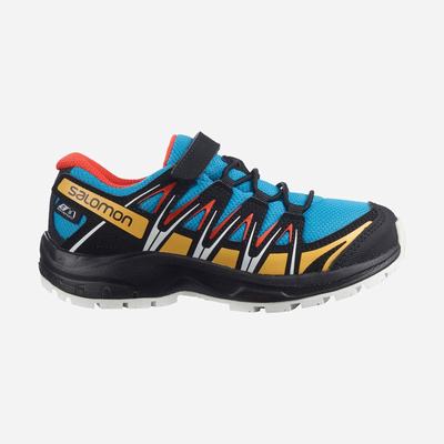 Salomon XA PRO 3D CSWP K Gyerek Terepfutó Cipő Kék/Fekete/Sárgabarack | AUS503412