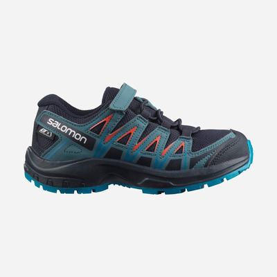 Salomon XA PRO 3D CSWP K Gyerek Túrabakancs Sötétkék/Kék | SBH672153