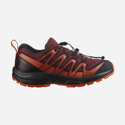 Salomon XA PRO V8 Gyerek Terepfutó Cipő Barna/Fekete/Piros Narancssárga | BIW209415