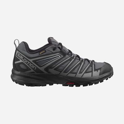 Salomon X CREST GORE-TEX Férfi Túracipő Szürke/Fekete | CEP185902