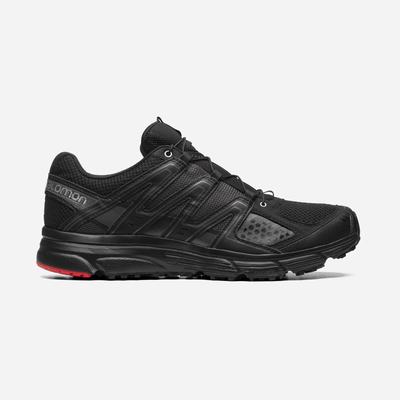 Salomon X-MISSION 3 Férfi Sportcipő Fekete/Titán Metal/Piros | CQH954716